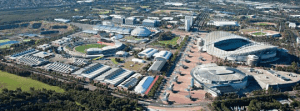 Sydney Olympic Park team building activities venues aerial shot