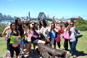 Sydney Hens Activities fun Group Treasure Hunt on The Rocks