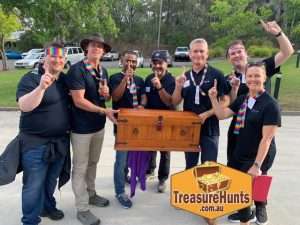 Hunter Valley Treasure Hunt group succeeds in finding the treasures at Cypress Lakes Resort as part of their team building conference